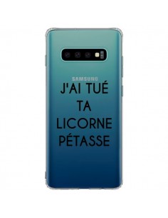 Coque Samsung S10 Plus Tué Licorne Pétasse Transparente -...