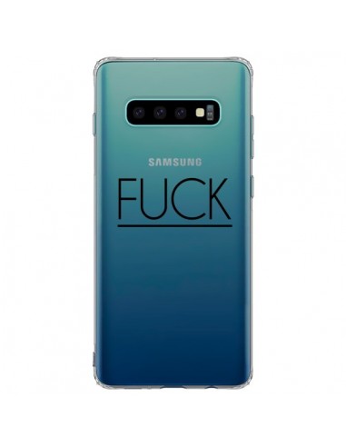 Coque Samsung S10 Plus Fuck Transparente - Maryline Cazenave