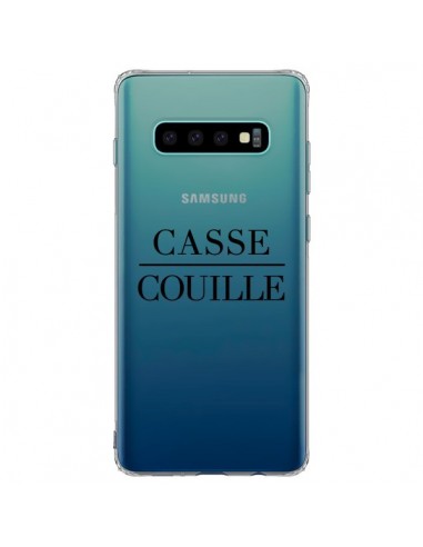Coque Samsung S10 Plus Casse Couille Transparente - Maryline Cazenave
