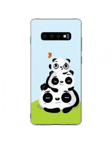 Coque Samsung S10 Plus Panda Famille - Maria Jose Da Luz