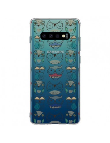 Coque Samsung S10 Plus Chouettes Owl Hibou Transparente - Maria Jose Da Luz