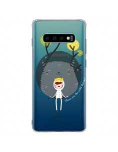 Coque Samsung S10 Plus Monstre Princesse Transparente -...