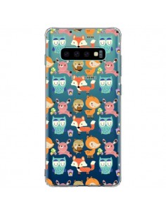Coque Samsung S10 Plus Renard Ecureuil Lapin Hibou...