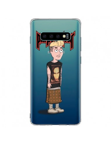 Coque Samsung S10 Plus Bieber Marilyn Manson Fan Transparente - Mikadololo
