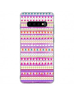 Coque Samsung S10 Plus Bandana Rose Azteque - Monica...