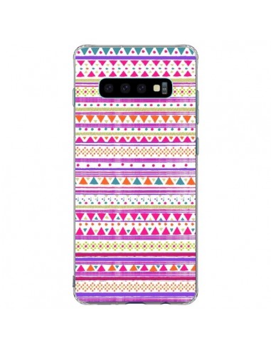 Coque Samsung S10 Plus Bandana Rose Azteque - Monica Martinez