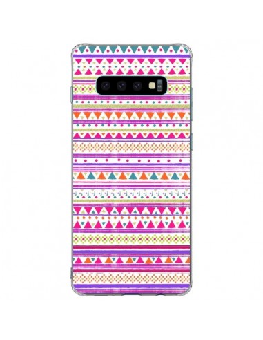 Coque Samsung S10 Plus Bandana Rose Azteque - Monica Martinez