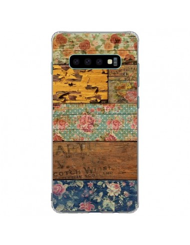 Coque Samsung S10 Plus Barocco Style Bois - Maximilian San