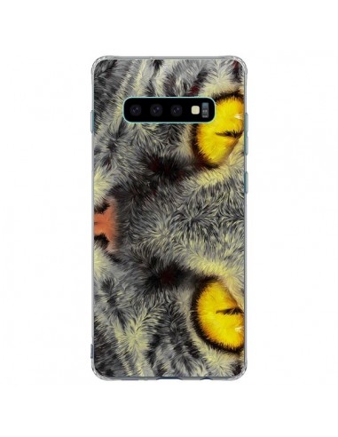 Coque Samsung S10 Plus Chat Gato Loco - Maximilian San