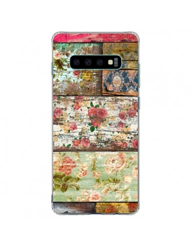Coque Samsung S10 Plus Lady Rococo Bois Fleur - Maximilian San