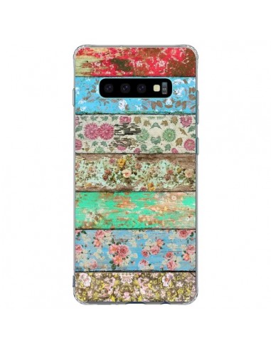 Coque Samsung S10 Plus Rococo Style Bois Fleur - Maximilian San