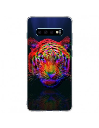 Coque Samsung S10 Plus Tigre Beautiful Aberration - Maximilian San