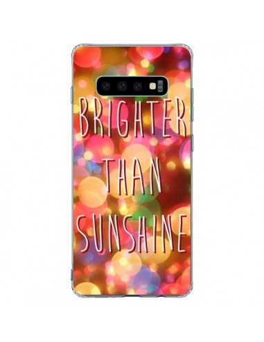 Coque Samsung S10 Plus Brighter Than Sunshine Paillettes - Maximilian San