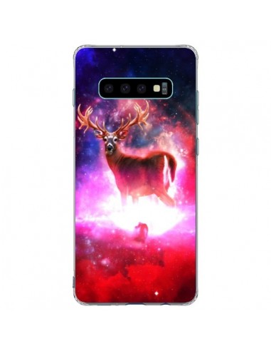 Coque Samsung S10 Plus Cosmic Deer Cerf Galaxy - Maximilian San
