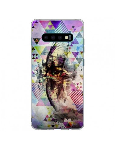 Coque Samsung S10 Plus Oeil Triangle Oiseau Cry Bird - Maximilian San