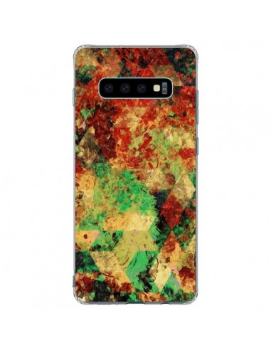 Coque Samsung S10 Plus Azteque Geometric Triangle - Maximilian San