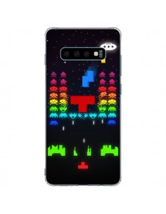 Coque Samsung S10 Plus Invatris Space Invaders Tetris Jeu...