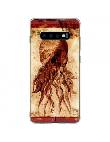 Coque Samsung S10 Plus Octopu Skull Poulpe Tête de Mort - Maximilian San