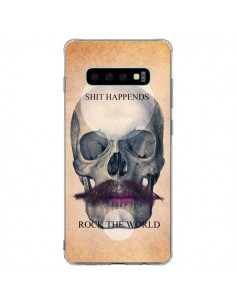 Coque Samsung S10 Plus Rock Skull Tête de Mort -...