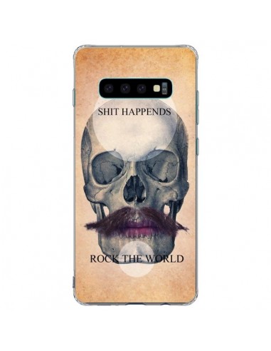 Coque Samsung S10 Plus Rock Skull Tête de Mort - Maximilian San