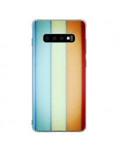 Coque Samsung S10 Plus Lignes Verticales Geometric -...