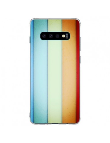 Coque Samsung S10 Plus Lignes Verticales Geometric - Maximilian San