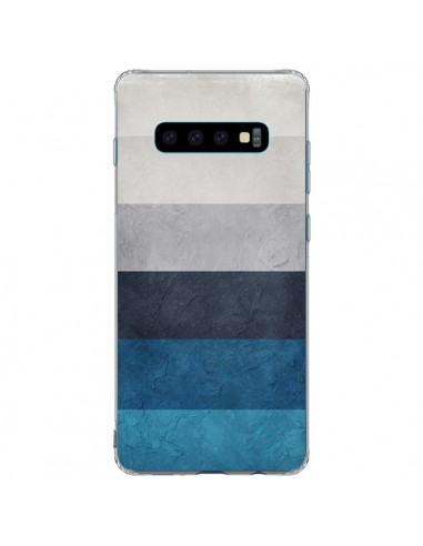 Coque Samsung S10 Plus Bandes Horizontales Greece Hues - Maximilian San