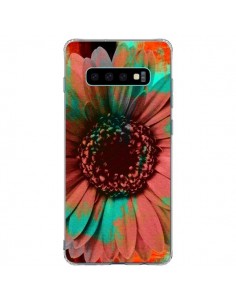 Coque Samsung S10 Plus Tournesol Lysergic Flower -...