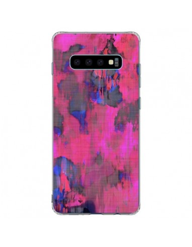 Coque Samsung S10 Plus Fleurs Rose Lysergic Pink - Maximilian San