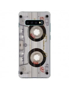 Coque Samsung S10 Plus Cassette Transparente K7 -...