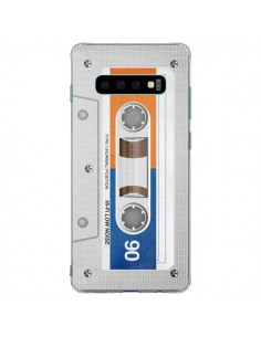 Coque Samsung S10 Plus White Cassette K7 - Maximilian San
