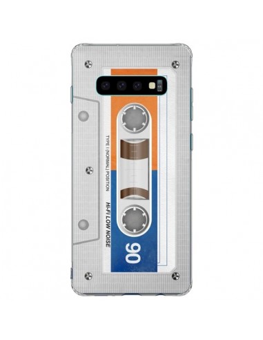 Coque Samsung S10 Plus White Cassette K7 - Maximilian San