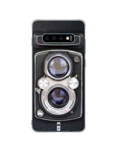 Coque Samsung S10 Plus Vintage Camera Yashica 44 Appareil Photo - Maximilian San