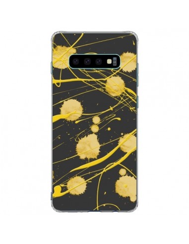 Coque Samsung S10 Plus Gold Splash Peinture Art - Maximilian San