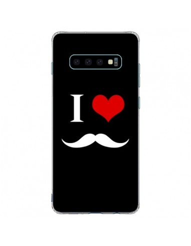 Coque Samsung S10 Plus I Love Moustache - Nico