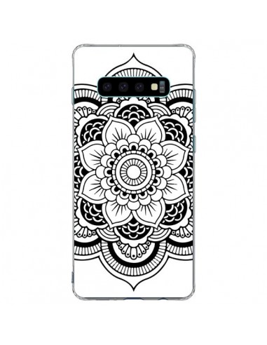 Coque Samsung S10 Plus Mandala Noir Azteque - Nico