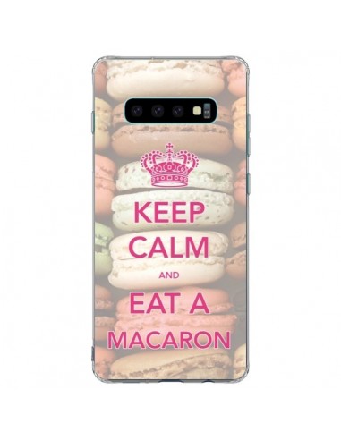Coque Samsung S10 Plus Keep Calm and Eat A Macaron - Nico
