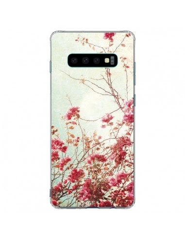 Coque Samsung S10 Plus Fleur Vintage Rose - Nico