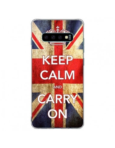 Coque Samsung S10 Plus Keep Calm and Carry On - Nico