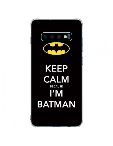 Coque Samsung S10 Plus Keep Calm because I'm Batman - Nico
