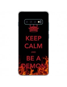 Coque Samsung S10 Plus Keep Calm and Be A Demon - Nico