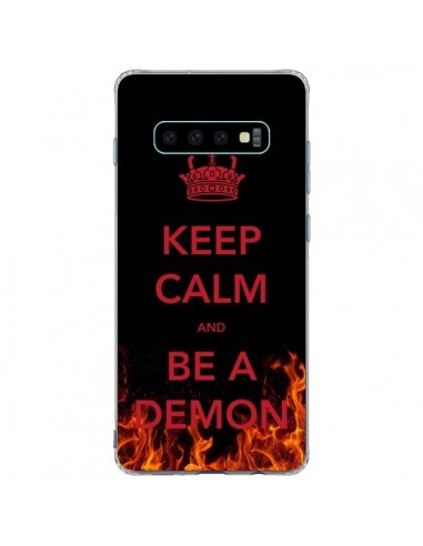 Coque Samsung S10 Plus Keep Calm and Be A Demon - Nico