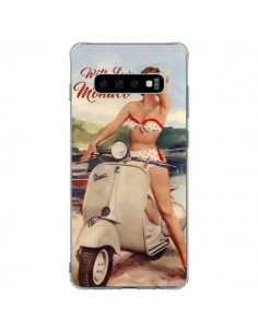 Coque Samsung S10 Plus Pin Up With Love From Monaco Vespa...