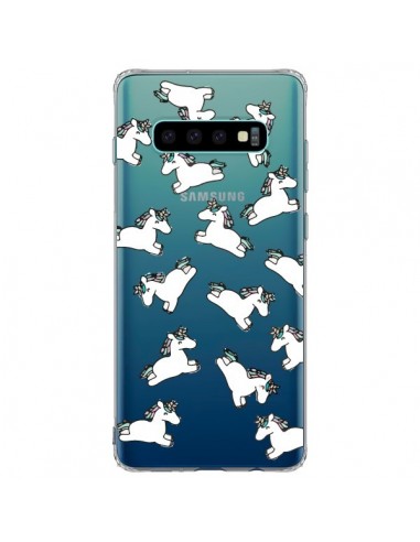 Coque Samsung S10 Plus Licorne Crinière Transparente - Nico