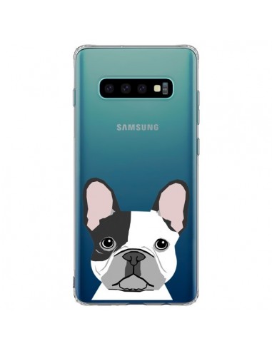 Coque Samsung S10 Plus Bulldog Français Chien Transparente - Pet Friendly