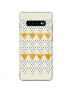 Coque Samsung S10 Plus Triangles Or Garland Gold - Pura Vida