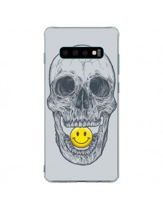 Coque Samsung S10 Plus Smiley Face Tête de Mort - Rachel...