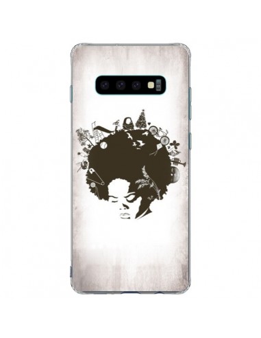 Coque Samsung S10 Plus Childhood Garden Afro - Rachel Caldwell