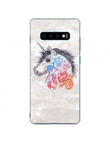 Coque Samsung S10 Plus Licorne Muticolore - Rachel Caldwell