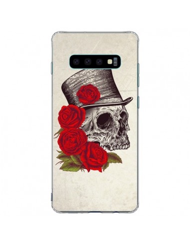 Coque Samsung S10 Plus Gentleman Crane Tête de Mort - Rachel Caldwell